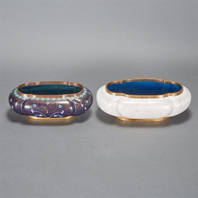 Lot 279 - Two Chinese Cloisonne Bowls 19th/20th Century...