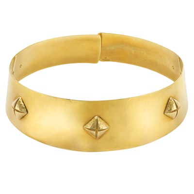 Lot 174 - Gold Choker Necklace, David Webb