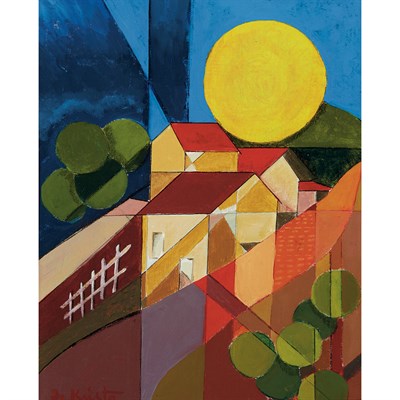 Lot 58 - Bela de Kristo Hungarian, 1920-2006 Le Soleil,...