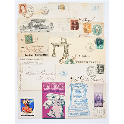 Lot 1065 - United States Postal History Group Very usable...