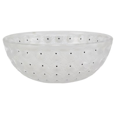 Lot 575 - Lalique Molded Glass Nemours Bowl Modern Of...