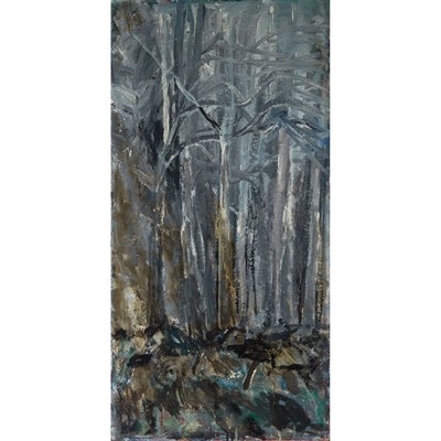 Lot 21 - Gandy Brodie American, 1925-1975 Forest Scene,...