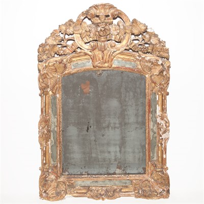 Lot 292 - Regence Giltwood Mirror First quarter of the...