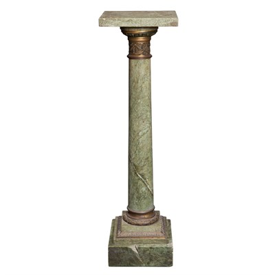 Lot 293 - Neoclassical Style Gilt-Metal Mounted Marble...