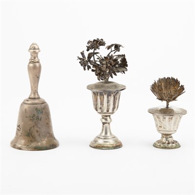 Lot 322 - Group of Silver and Silver Plated Table...