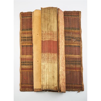 Lot 117 - [MANUSCRIPT-PALM LEAF] Approximately 150 ff.,...