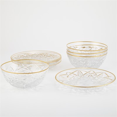 Lot 597 - Baccarat Cut Glass Stemware and Partial...