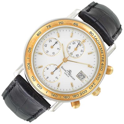 Lot 1141 - Stainless Steel Wristwatch, Baume & Mercier
