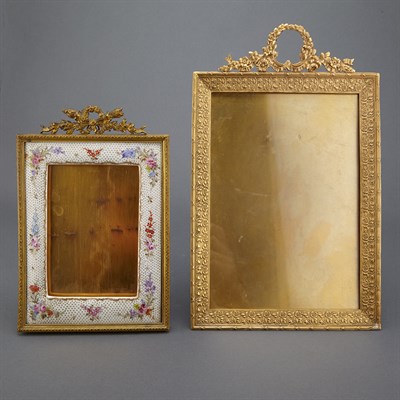 Lot 519 - Two Louis XVI Style Gilt-Metal Photograph...