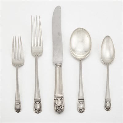 Lot 374 - International Sterling Silver Flatware Service...