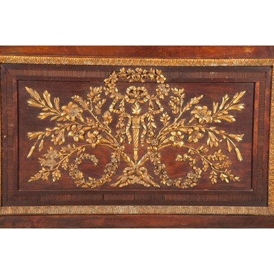 Lot 643 - Louis XVI Style Carved and Giltwood Mahogany...