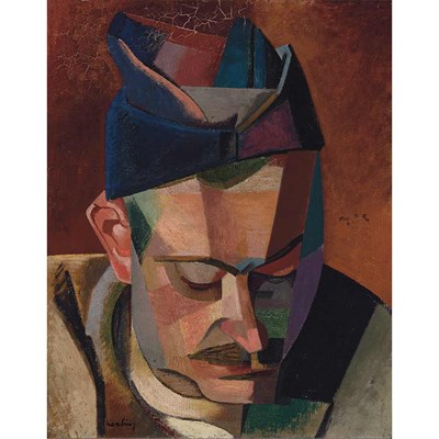 Lot 21 - Auguste Herbin French, 1882-1960 Portrait de...