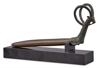 Lot 2 - Luristan Bronze Whetstone Early 1st millenium...