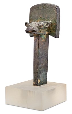 Lot 3 - Persian Bronze Finial Early 1st millennium BC...