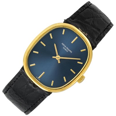 Lot 81 - Gentleman's Gold 'Ellipse' Wristwatch, Patek Philippe, Ref. 3548