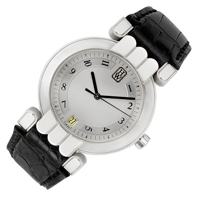 Lot 94 - Gentleman's Platinum and White Gold 'Ocean' Wristwatch, Harry Winston