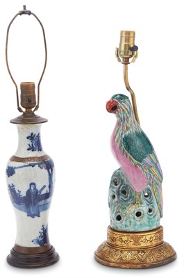 Lot 141 - Chinese Famille Rose Porcelain Figure of a...