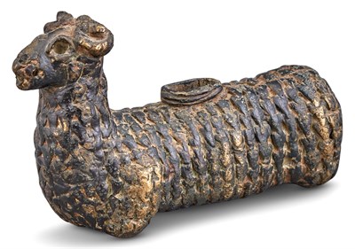 Lot 5 - Bronze Figure of a Ram Probably Roman Length 6...