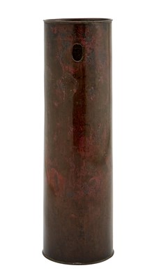 Lot 185 - Chinese Cylindrical Bronze Vase