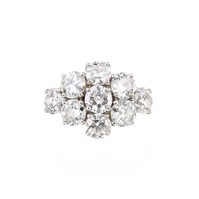Lot 1069 - Platinum and Diamond Ring