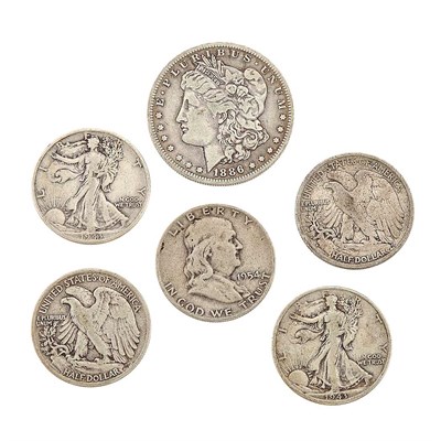 Lot 1456 - Group of United States Silver and Metal Coins