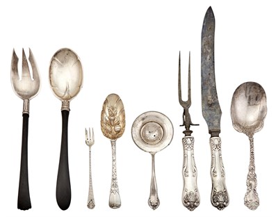 Lot 276 - Group of Sterling Silver Flatware and Serving...