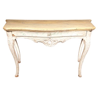 Lot 257 - Italian Rococo Painted Table Possibly Venetian...