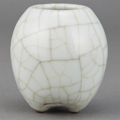 Lot 226 - Chinese Ge Type Glazed Censer Qing Dynasty,...