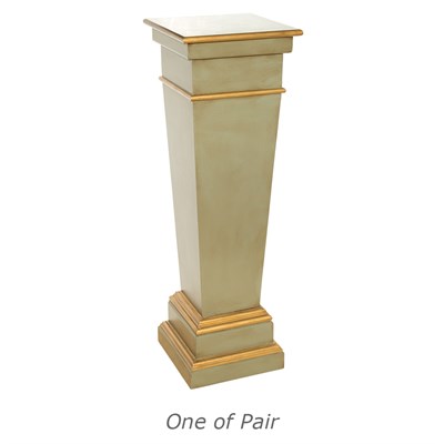 Lot 292 - Pair of Neoclassical Style Green and Gold...