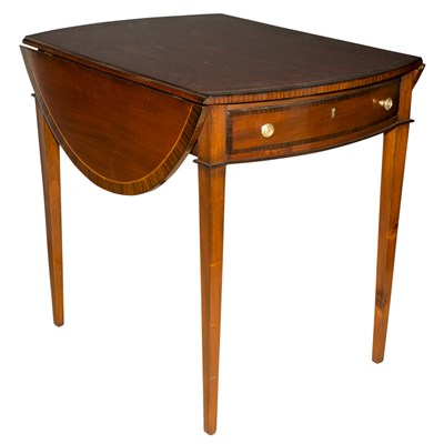 Lot 249 - Georgian Style Mahogany Stained Pembroke Table...