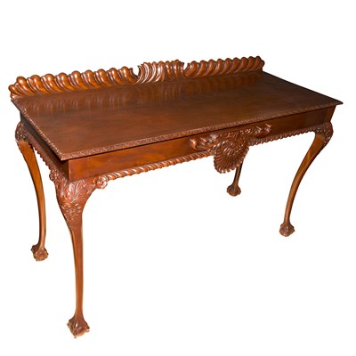 Lot 389 - Irish George III Style Mahogany Serving Table...