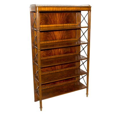Lot 166 - Regency Style Mahogany Etagere Height 66...