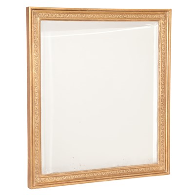 Lot 351 - Neoclassical Style Gold Painted Mirror Height...