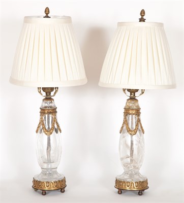Lot 472 - Pair of Continental Gilt-Metal Mounted Rock...
