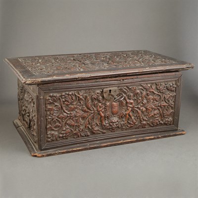 Lot 265 - Italian Renaissance Style Walnut Cassone...