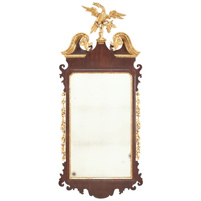 Lot 126 - Chippendale Parcel Gilt Mahogany Mirror...
