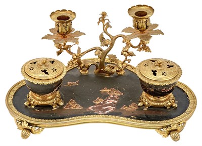 Lot 367 - Napoleon III Style Gilt-Metal Mounted...