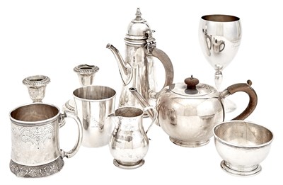 Lot 277 - Group of Sterling Silver Table Articles...