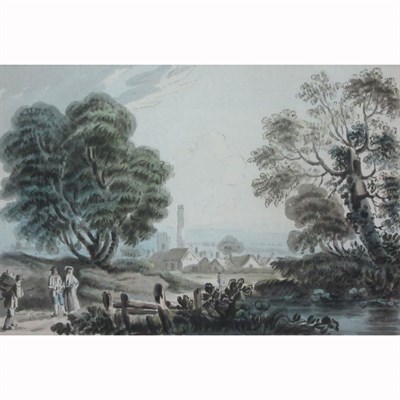Lot 91 - John Henry Campbell Irish, 1757-1828 View near...