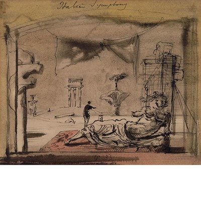 Lot 34 - Eugene Berman Russian/American, 1899-1972...