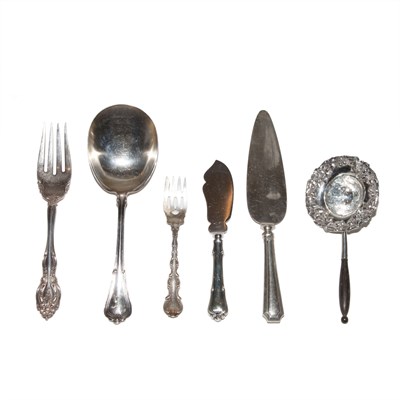 Lot 455 - Group of Sterling Silver Serving Pieces...