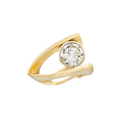 Lot 50 - Gold and Diamond Ring