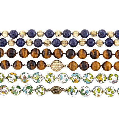 Lot 1490 - Group of Bead Jewelry