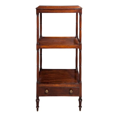 Lot 381 - Regency Mahogany Etagere Height 46 1/2 inches,...