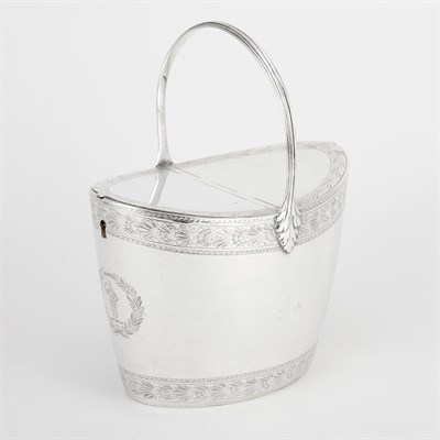 Lot 413 - George III Sterling Silver Double Tea Caddy...