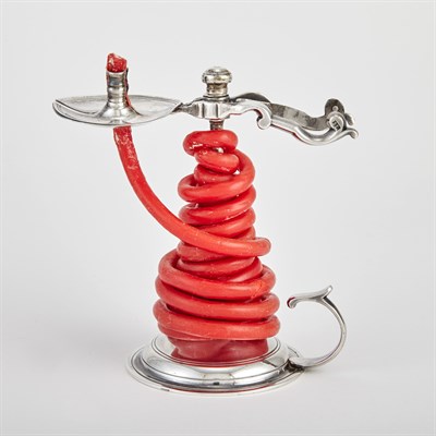 Lot 406 - George III Sterling Silver Waxjack Joseph Lock,...