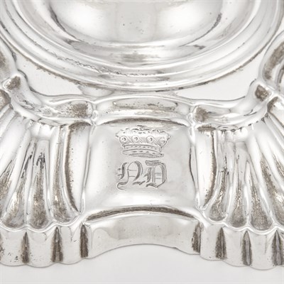 Lot 418 - Set of Four George III Sterling Silver...