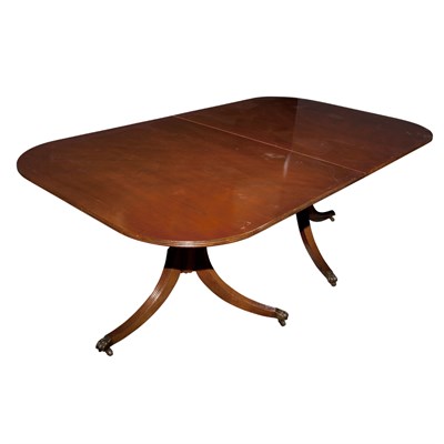 Lot 348 - George III Style Mahogany Double-Pedestal...
