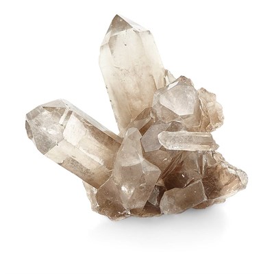 Lot 1137 - Natural Smoky Rutilated Quartz Cluster Minas...