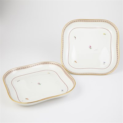 Lot 272 - Pair of Austrian Gilt and Polychrome Decorated...